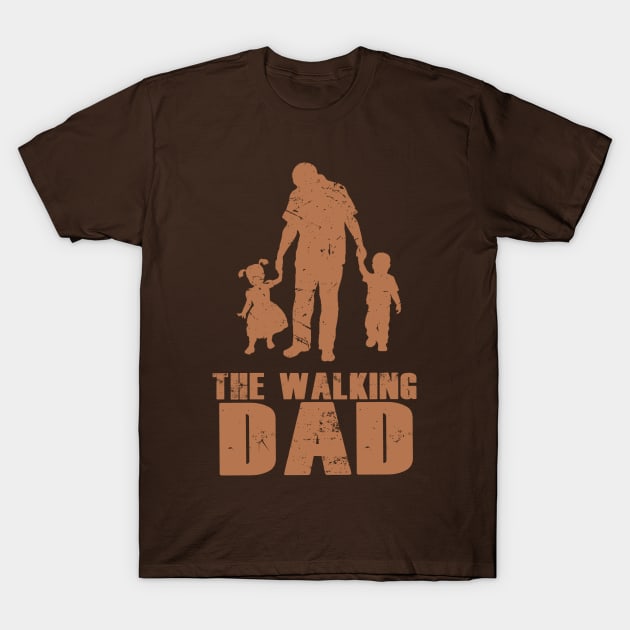 Walking Dad T-Shirt by DaughertyDesigns